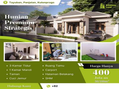 Rumah Baru Premium Strategis Kota Kulonprogo