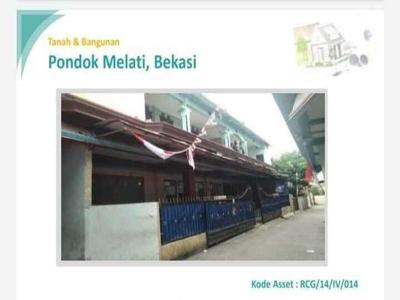 Rumah Kost Lelang Bank Jl. Wijaya, Kel. Jatirahayu, Kec. Pondok Melati