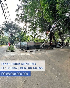 Tanah di Jl. Sutan Syahrir hoek Jl Maluku, Menteng, Jakarta Pusat