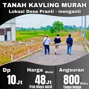 Tanah kavling murah strategis 0 jalan poros