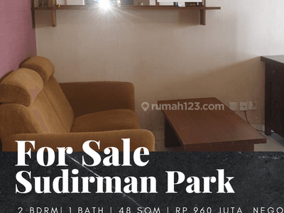 Dijual Apartement Sudirman Park 2 Bedroom Full Furnished Lantai Tinggi