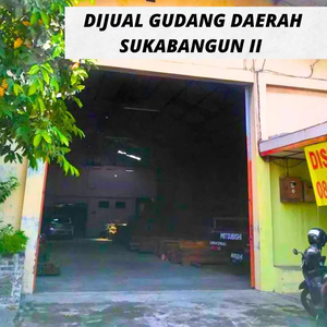 Dijual Gudang Lokasi Sukabangun km 7 JL S Parman