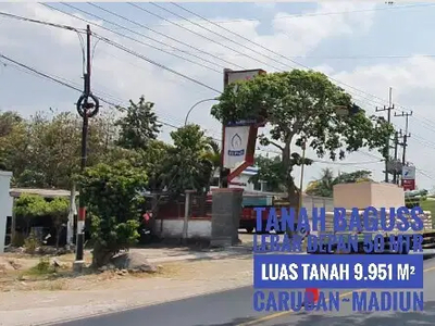 DIJUAL Tnh Pekarangan Berkelass, Jl Raya Propinsi-Caruban MADIUN