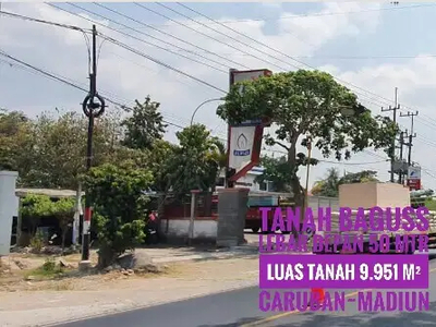 DIJUAL Tnh Pekarangan Strategiss, Jl Raya Propinsi-Caruban MADIUN