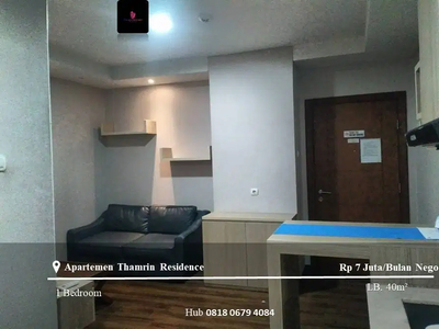 Disewakan Apartement Thamrin Residence Mid Floor 1BR Type I Furnished