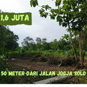 Kavling 1 Jutaan di jogja Timur Hanya 50 Meter Dari Jl Raya Jogja