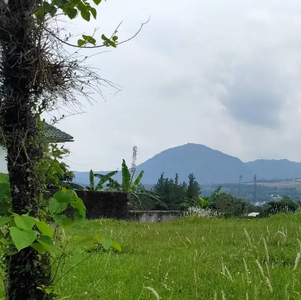 kavling view gunung posisi raya di bukit golf hijau sentul city