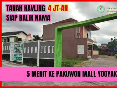Kawasan Mahasiswa Tanah Kavling Banteng Jakal Km 7,5 Siap Bangun