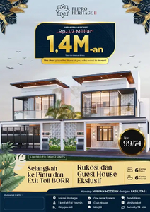 Rumah Dijual di Bogor Kota Dekat Exit Tol BORR