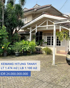 Rumah Hitung Tanah Dijual MURAH Di Kemang Utara Jakarta Selatan