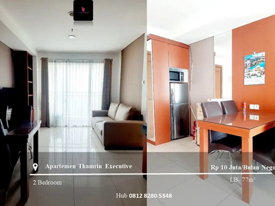 Sewa Apartement Thamrin Executive High Floor 2BR Furnished View Astra