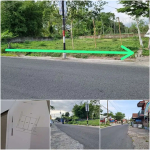 Tanah 402m ld 12 dekat UII akses aspal