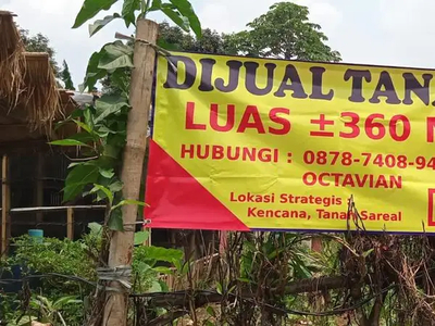 Tanah Kavling di Kencana Cilebut Kota Bogor