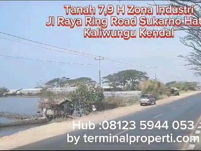 Tanah SHM Zona Industri di Ring Road Sukarno hatta Kec Kaliwungu Kenda
