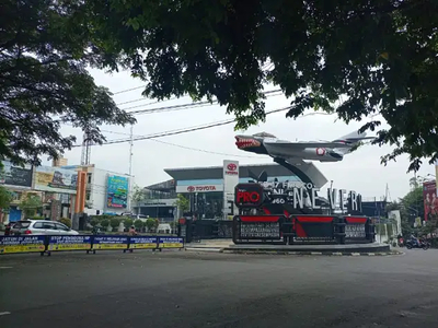Tanah Suhat Patung Pesawat Cocok Bangun Kost Dekat Kampus UB Malang