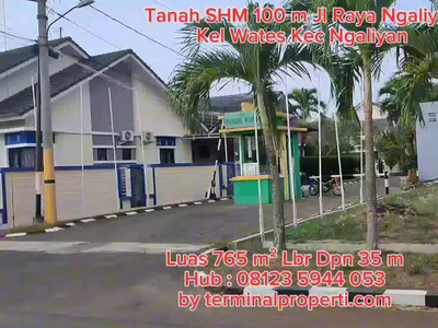 Utk Kost2an, Tanah di Wates 100 m dr Jl Raya Prof Hamka Ngaliyan