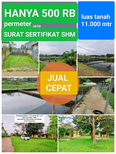 Villa murah dekat pusat kota di Citayam hanya 500 RB/MTR