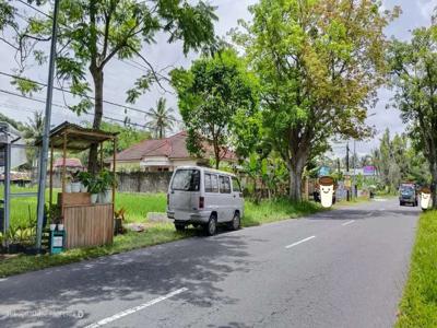 Dijual tanah mangku jalan palagan, depan SPBU Balong