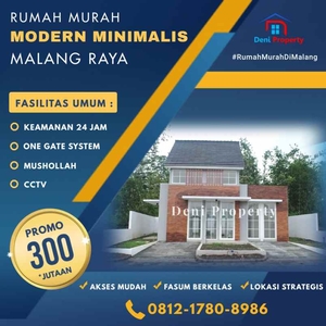 Promo Rumah Villa Murah Di Dau Garden Dekat Kampus Uin Malang