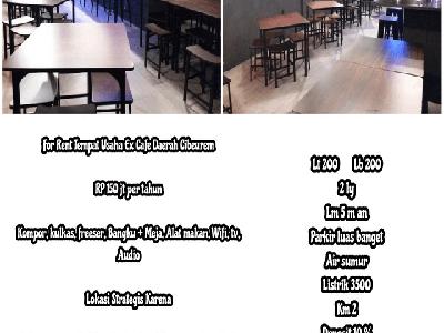 Ruko Ex Cafe Strategis Daerah Cibeurem,Lokasi Strategis di Jalan Utama
