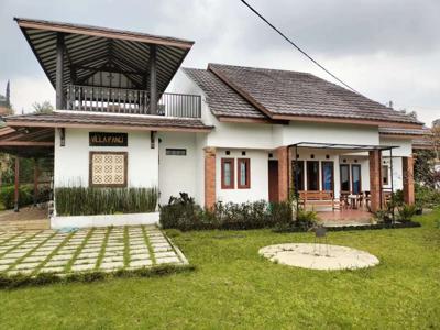 Rumah villa murah tanah dan bangunan luas udara sejuk di ciwaruga