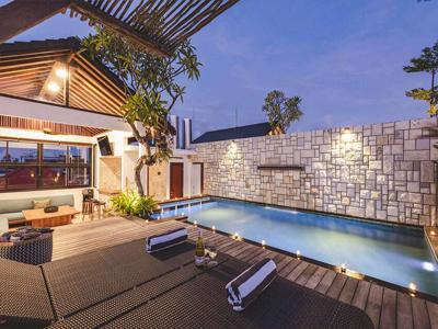 Sewa Villa Harian Modern 3 Kamar tidur di Seminyak Bali - BVI41992