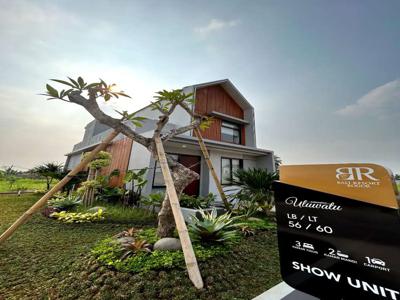 3 kamar rumah tingkat 500an Bonus AC di Bali Resort Bogor