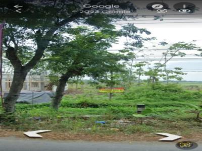 DIJUAL CEPAT Tanah darat/kering Luas 500 m2 di pinggir Jalan Raya