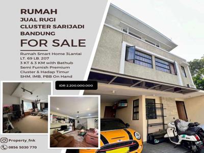Jual Rugi Rumah Cluster Sarijadi Kota Bandung