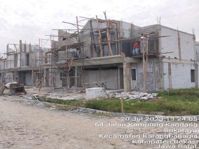 Rumah hoek all in 10jt cicilan 3jt an di citaville pilar cikarang