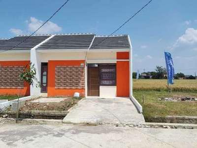 rumah subsidi dekat stasiun bebas banjir angsuran flat griya hasanah