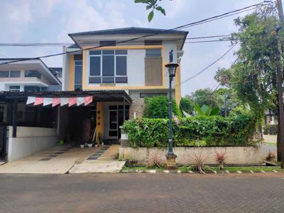 Rumah Tanah Hook Hadap Taman di Bukit Cimanggu City Bogor