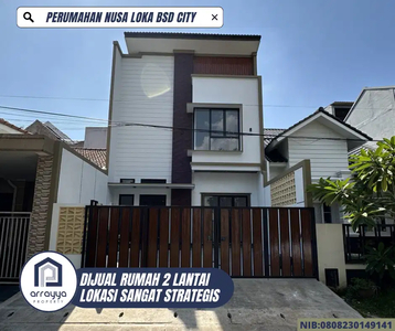 Dijual Rumah Brand New House 2 Lantai Nusa Loka BSD City `HRB100`