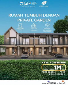 GREEN BESTARI PARK CIKUPA TANGERANG-RUMAH DP 0%-FREE:BPHTB,AJB,CANOPY