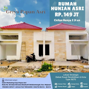 Hunian Modern di Griya Papan Asri Siap Bangun di MOJOSARI