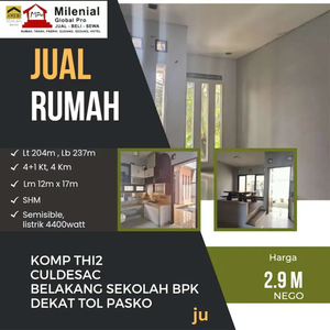 JUAL RUMAH CULDESAK THI 2 BELAKANG BPK