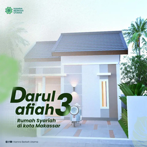 Perumahan syariah 1 lantai mewah dan elegan di kota Makassar