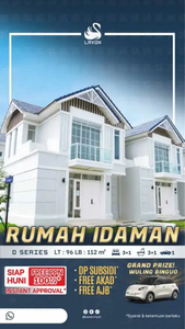 Rumah 2lt 4KT free ppn