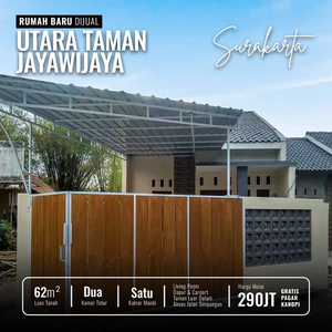 Rumah Baru di Surakarta Solo Kota Jebres Mojosongo Taman Jayawijaya