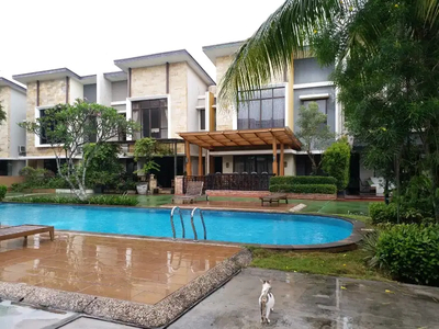 Rumah Hadap Pool di Primavera Foresta BSD Siap Huni