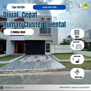 RUMAH HOOK SIAP HUNI‼️ CLUSTER ORIENTAL PASIR PUTIH