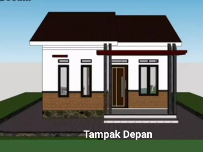 Rumah minimalis ditanah yang luas dan lokasi berkembang BSB