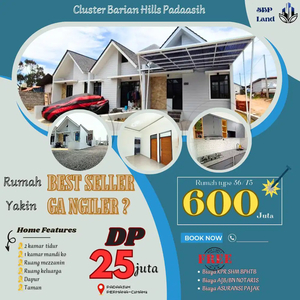 Rumah Minimalis Unit Menipis di Perumahan Barian Hills DP 25jt