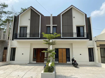 Rumah Modern 2 Lantai Scandinavian di Jl Kaliurang Km 12,5