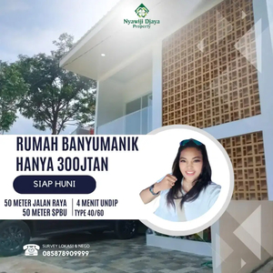 Rumah modern siap huni tengah kota SHM ready bisa KPR