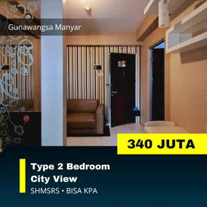 Sudah SHM‼️Apartemen Gunawangsa Manyar Full Furnish bagus