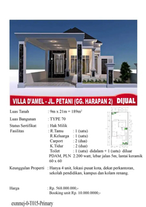 Villa D Amel Jalan Petani Type70