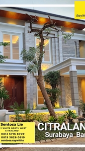 Dijual Rumah Baru Villa Taman Telaga Citraland Surabaya TerDEPAN Dekat GWalk, Merlion BONUS SEMI Furniture New Modern