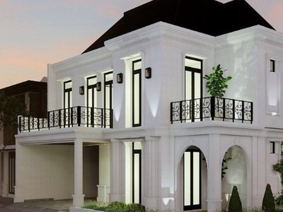 Dijual Rumah Baru, Desain Mewah, Posisi Hoek, ada pool di Bintaro