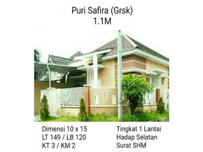 Rumah Dijual, Menganti, Gresik, Jawa Timur